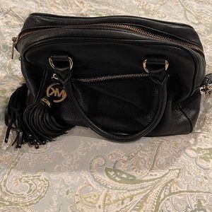 Black leather Michael Kors purse